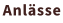 Anlässe